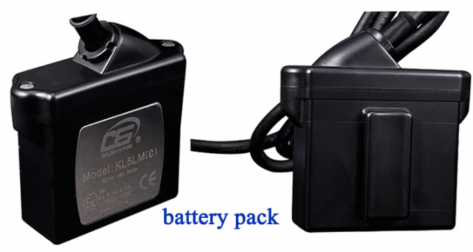 सुपर ब्राइट KL5LMC LED माइनर लैंप रिचार्जेबल IP68 वाटरप्रूफ पोर्टेबल अंडरग्राउंड माइनिंग के लिए 2