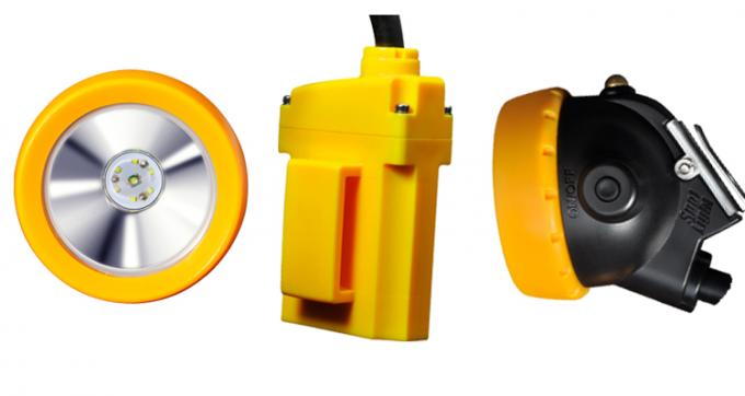 एटेक्स प्रमाणित कोयला खनन लाइट 7.8Ah लिथियम आयन रिचार्जेबल हेड lamp IP68 सुरक्षा के साथ 0