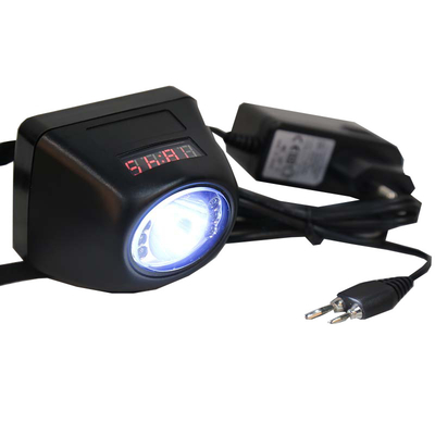 IP68 KL4.5LM 7000Lux Cordless Rechargeable Mine Cap Lamp खनन प्रकार के एलईडी लैंप