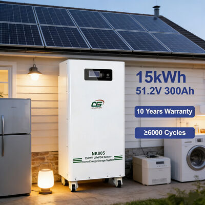NK005 48V 51.2V 15kWh 300Ah लाइफपीओ4 बैटरी पैक लिथियम बैटरी सोलर पावर होम एनर्जी स्टोरेज बैटरी सिस्टम बीएमएस के साथ