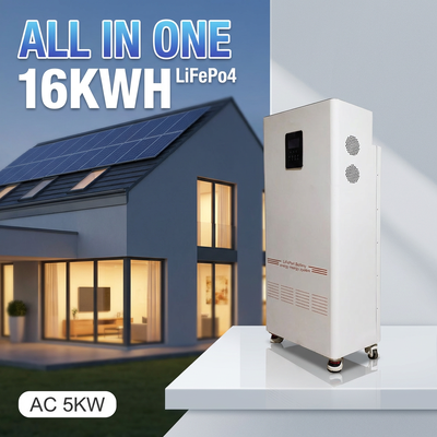 NK005A 51.2v 48v ऑल इन वन 5Kw इन्वर्टर और 15Kwh16 Kwh LifePo4 बैटरी सौर ऊर्जा होम ऊर्जा भंडारण प्रणाली
