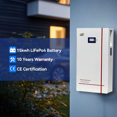BG03 51.2V 100A 200Ah 10kWh BMS होम एनर्जी स्टोरेज सिस्टम के साथ वाल-माउंटेड LiFePO4 बैटरी पैक