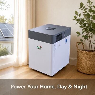 आवासीय सौर बैकअप पावर NK005A 6KW ऑल-इन-वन इन्वर्टर 15KWh 300Ah LiFePO4 बैटरी पैक CAN संचार और BMS के साथ